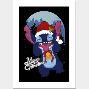 Stitch Christmas Posters and Art